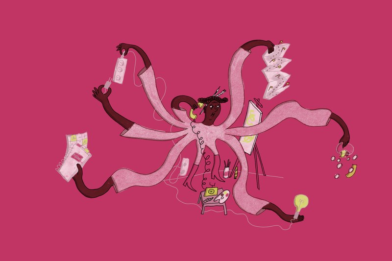 Illustratie ICC Roze